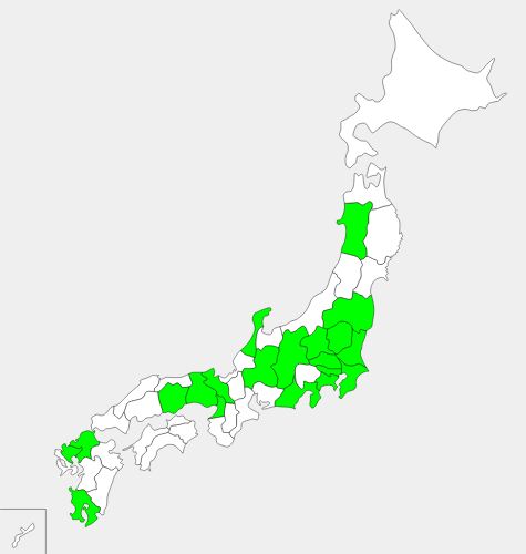 システム導入済みお客様全国地図